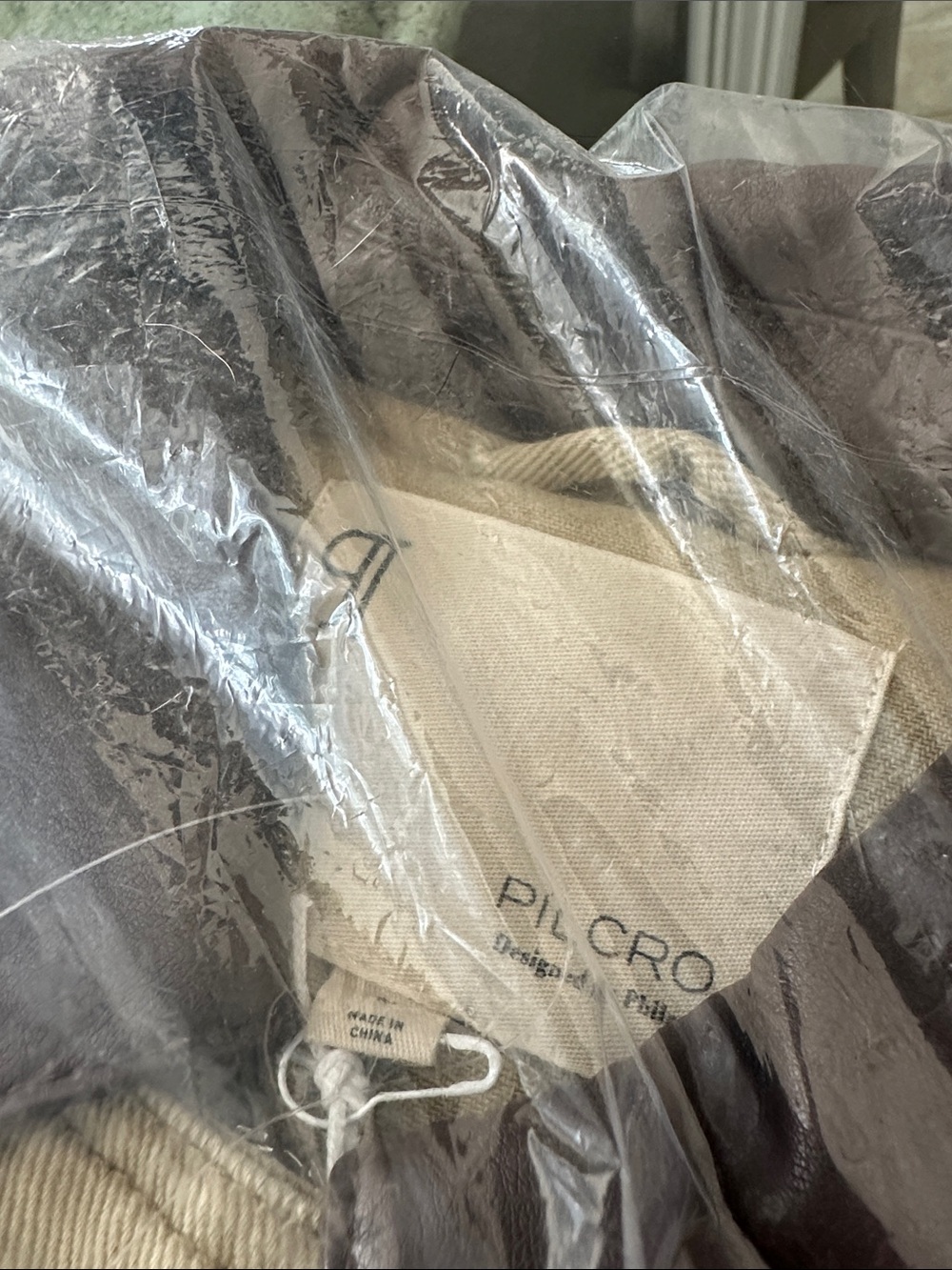New with Tag! $168 Anthropologie Pilcro Barn Jacket Faux Leather Collar sz M - Picture 12 of 15